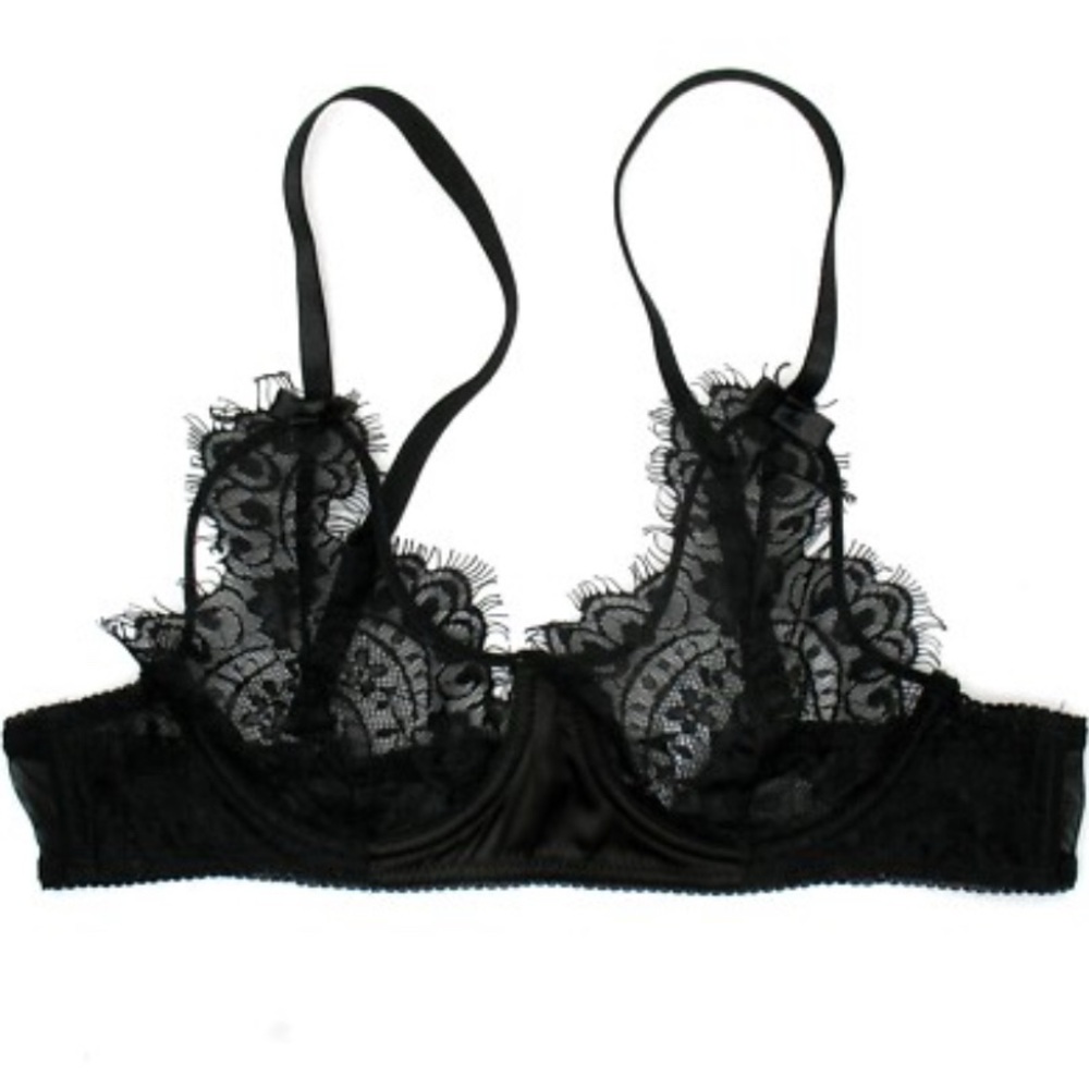 Oh La La Cheri • Sheer • Black Lace • Underwire Bralette